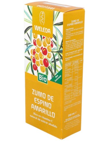 Weleda Jugo Espino Amarillo Bio 250Ml