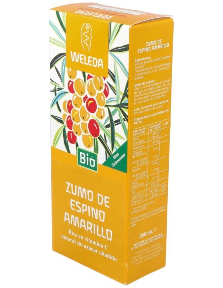 Weleda Jugo Espino Amarillo Bio 250Ml