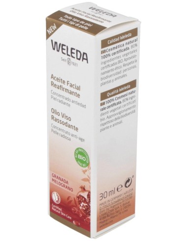 Weleda Visage Grenade Huile Raffermissante...