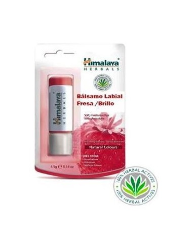 Himalaya Herbals Bálsamo Labial Brillo De Fresa...
