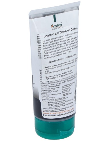 Himalaya Limpiador Facial Detox Carbon 150Ml