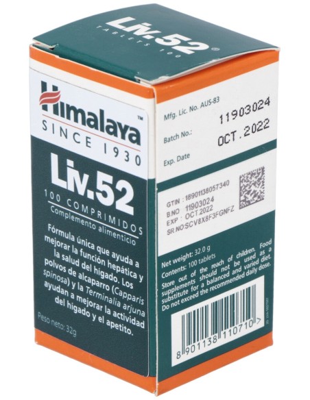 Himalaya Liv.52 100Caps