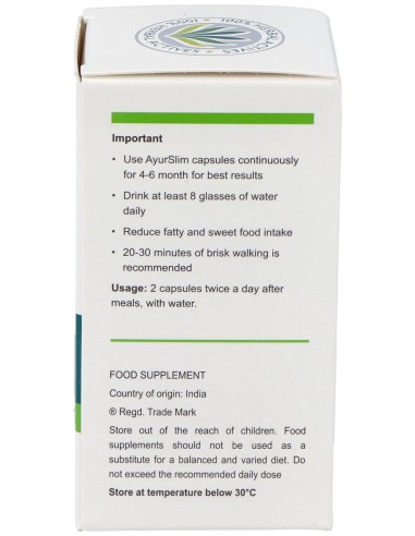 Himalaya Healthcare Ayurslim Adelgazar 60Cáps