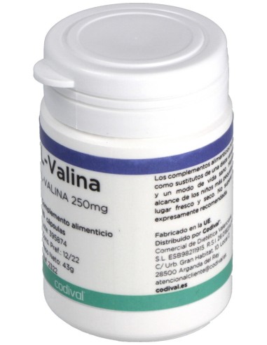 Codival L Valina 250Mg 60Caps