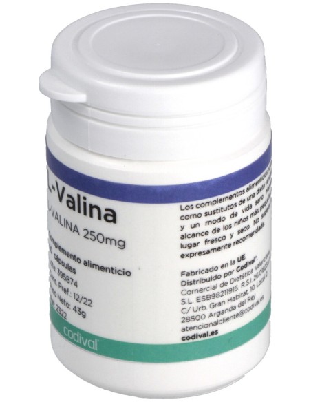 Codival L Valina 250Mg 60Caps