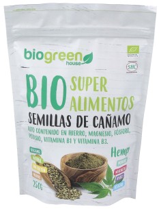 Bio Semillas De Cañamo 250Gr.