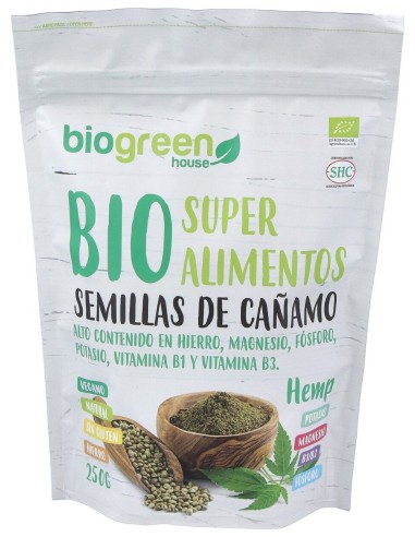 Bio Semillas De Cañamo 250Gr.