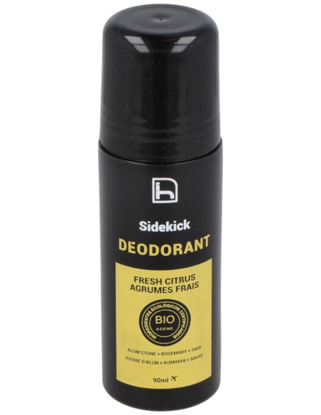 Homo Naturals Sidekick Fresh Citrus Desodorante Roll-On 90Ml