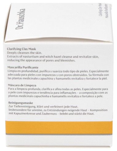 Dr. Hauschka Mascarilla De Arcilla 90G Purificante