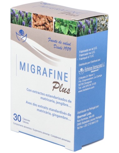 Bioserum Migrafine Plus  30 Cápsulas