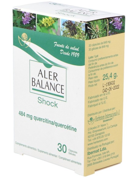 Bioserum Alerbalance Shock 30 Cáps.