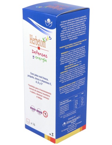 Bioserum Herbetom Kids Defensas Y Energía  250 Ml.