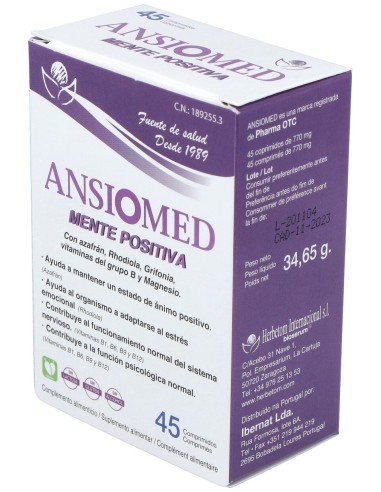 Ansiomed Mente Positiva 45Comp.