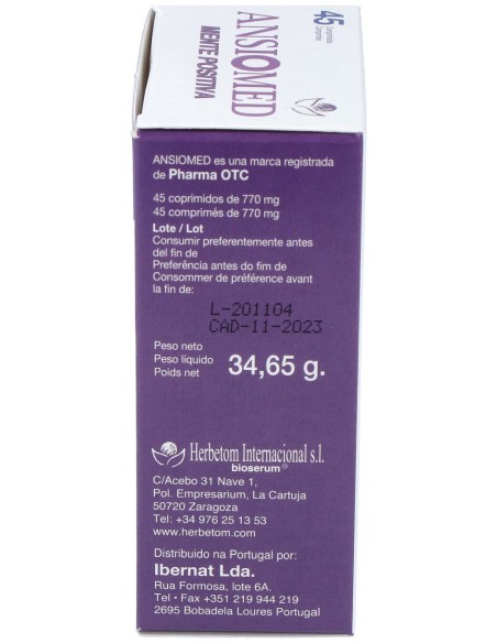 Ansiomed Mente Positiva 45Comp.