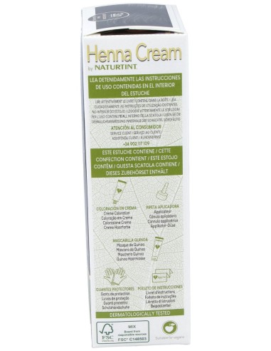 Naturtint Henna Cream 3.0 Castaño Oscuro 110Ml