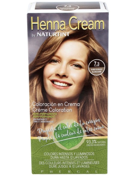 Naturtint Henna Cream 7.3 Rubio Dorado 110Ml