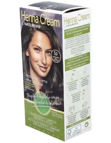 Naturtint Henna Cream 5.0 Castaño Claro 110Ml
