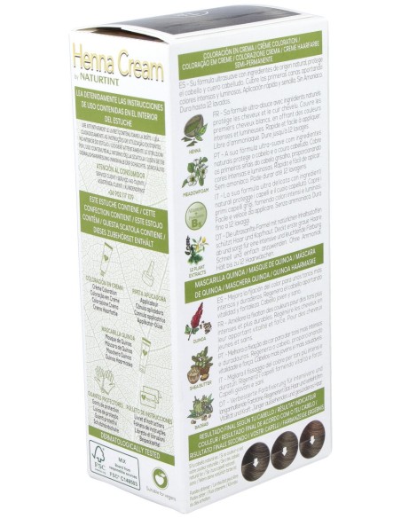 Naturtint Henna Cream 7.0 Rubio Avellana 110Ml