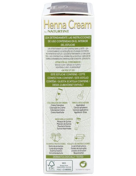 Naturtint Henna Cream 7.3 Rubio Dorado 110Ml