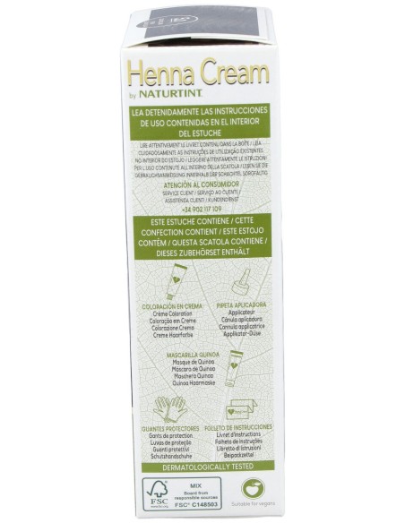 Naturtint Henna Cream 5.0 Castaño Claro 110Ml