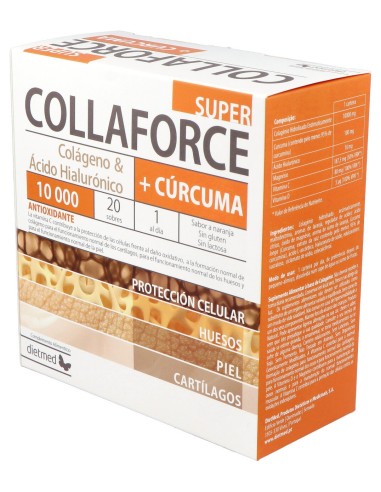 Dietmed Super Collaforce + Cúrcuma 20 Sobres