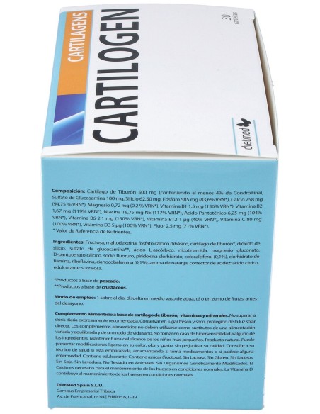 Dietmed Cartilogen 20 Sobres