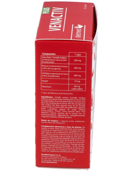 Dietmed Venactiv Plus 30Caps