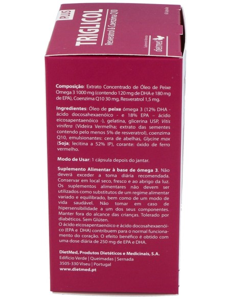 Dietmed Triglicol Plus 60 Perlas