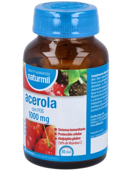 Naturmil Acerola 1000 Mg 60 Comprimidos