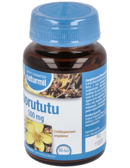 Naturmil Borututu 500 Mg 90 Comprimidos