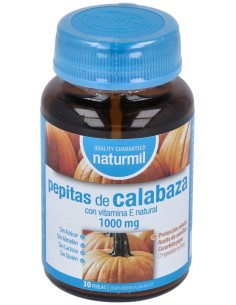 Naturmil Pepitas De Calabaza 1000 Mg 30 Perlas