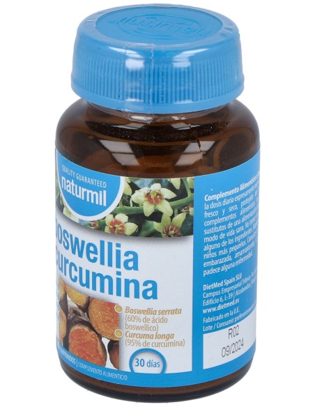 Naturmil Boswellia + Curcumina 90 Comprimidos