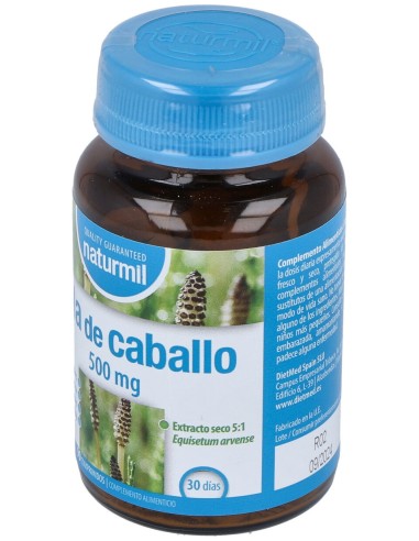 Naturmil Cola De Caballo 500 Mg 90 Comprimidos