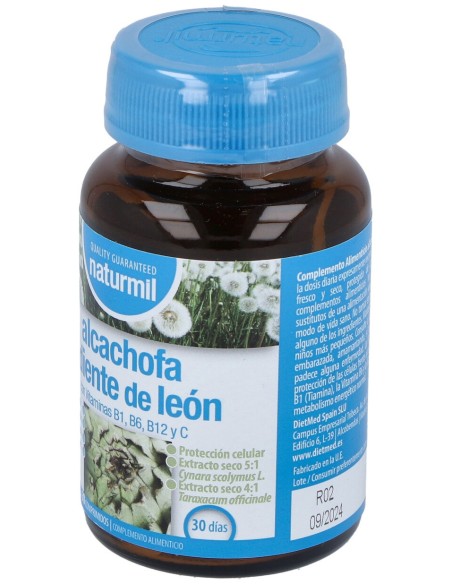 Dietmed Alcachofa Diente León 60Comp