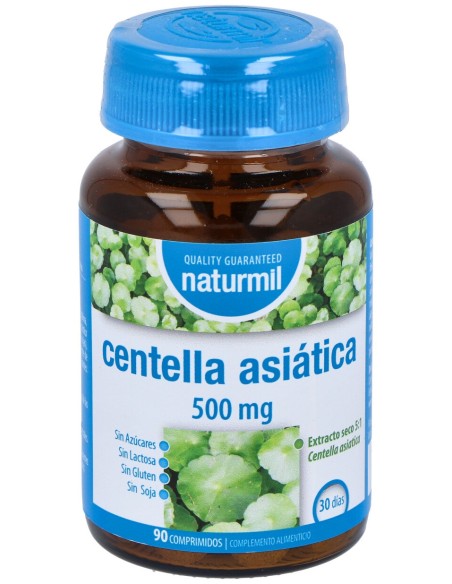 Naturmil Centella Asiatica 500 Mg 90 Comprimidos