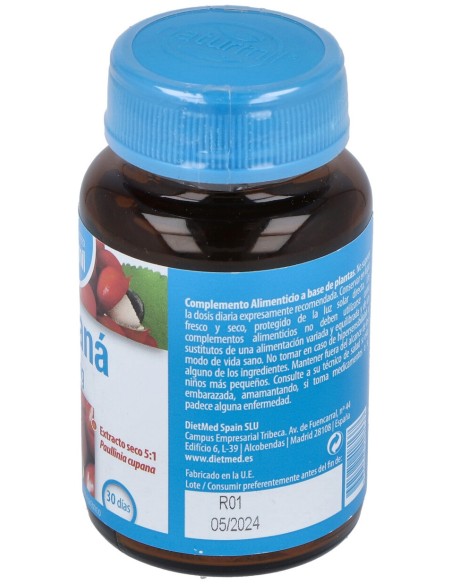 Naturmil Guarana 500 Mg 60 Comprimidos