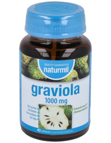 Naturmil Graviola (Anona) 1000 Mg 45 Capsulas
