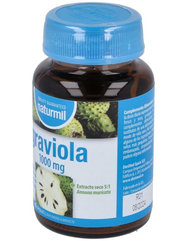 Naturmil Graviola (Anona) 1000 Mg 45 Capsulas