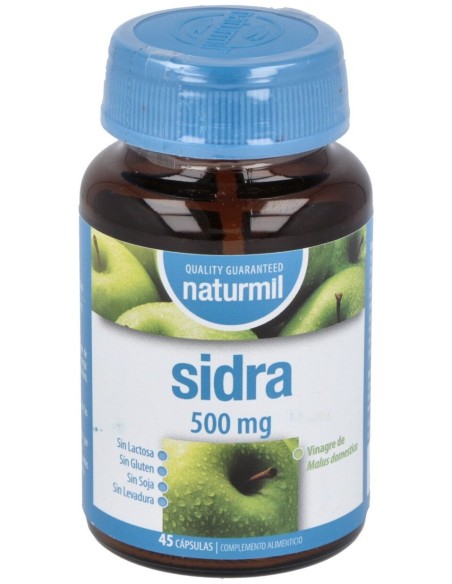 Naturmil Sidra Vinagre De Manzana 500Mg 45Caps