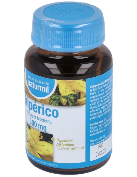 Naturmil Hiperico 300 Mg 45 Capsulas