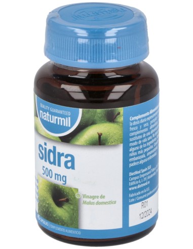 Naturmil Sidra Vinagre De Manzana 500Mg 45Caps