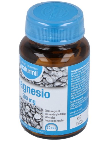 Naturmil Magnesio 500 Mg 90 Comprimidos