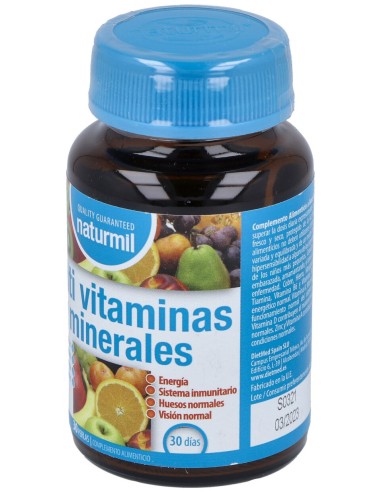 Multivitaminas Y Minerales 30 Perlas