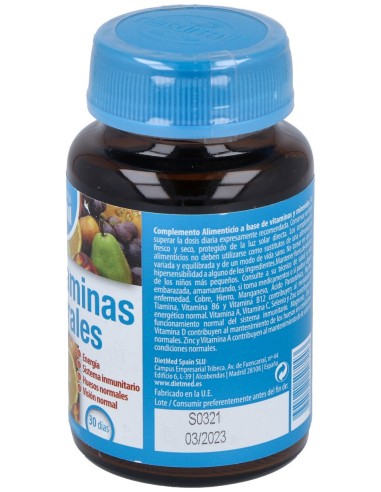 Multivitaminas Y Minerales 30 Perlas