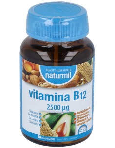 Naturmil Vitamina B12 2500Ug 60 Comprimidos