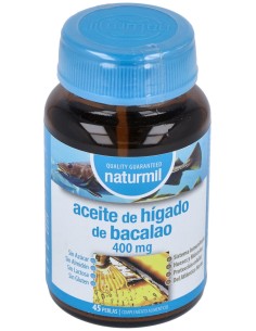 Naturmil Aceite De Higado Bacalao 400Mg 45Caps