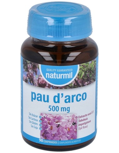Naturmil Pau D,Arco (Ipe Roxo) 500 Mg 90...