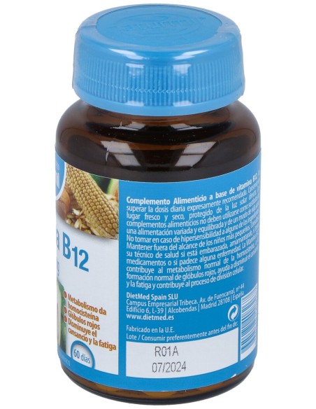 Naturmil Vitamina B12 2500Ug 60 Comprimidos