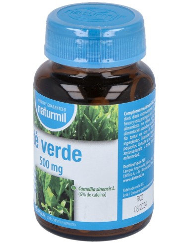 Naturmil Te Verde 500 Mg 45 Capsulas