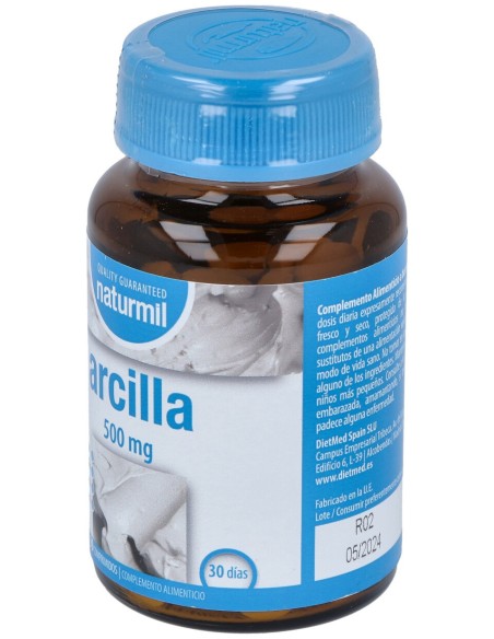 Naturmil Arcilla 500 Mg 90 Comprimidos